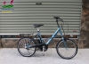 Xe đạp điện Nhật Yamaha pas X city màu xanh pin thường - anh 1