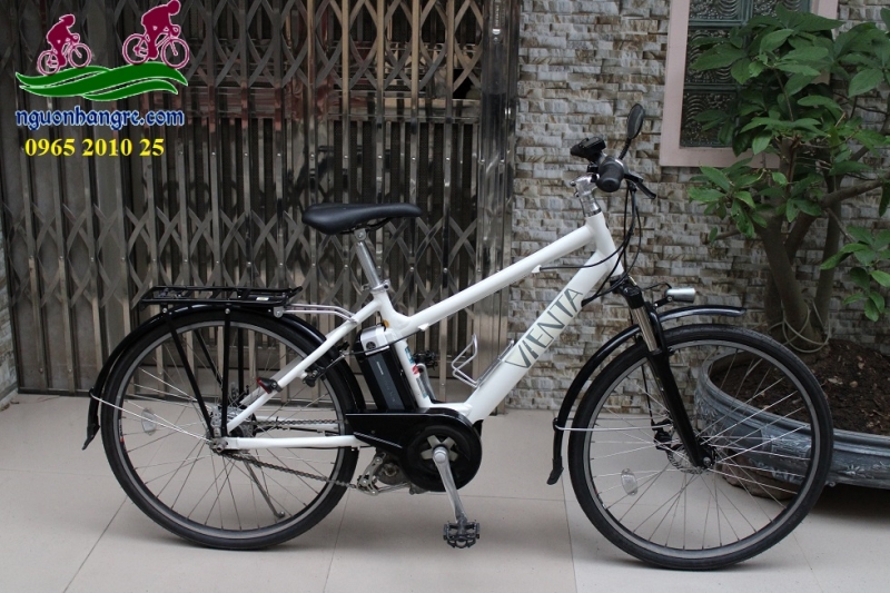 Xe đạp trợ lực Nhật Bản Vienta 2015 màu trắng
