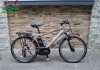 Xe đạp điện Nhật bãi kiểu dáng thể thao hãng panasonic Hurryer màu đồng - anh 1