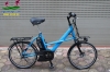 Xe đạp trợ lực Yamaha Pas X màu xanh pin ngang - anh 1