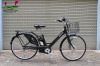 Xe đạp điện Nhật Panasonic chạy tay ga màu cà phê - anh 1