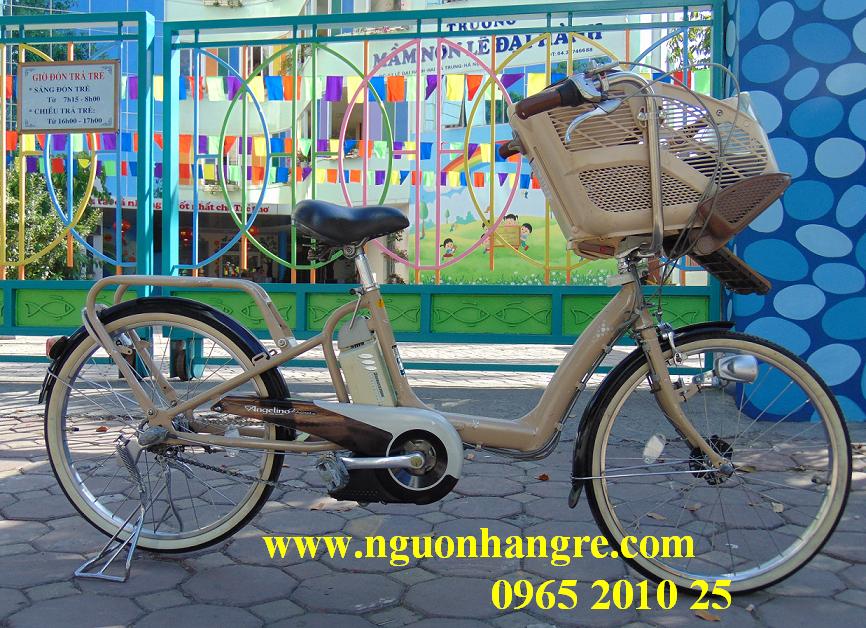 Xe đạp điện trợ lực Nhật mẹ và bé nguyên bản zin