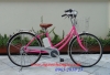 Xe đạp điện Yamaha Pas màu hồng phấn - anh 1