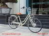 Xe đạp điện Nhật bãi Sanyo 2 dóng màu trắng - anh 1