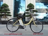 Xe đạp điện Nhật National  vàng chanh tay ga ắc quy khô - anh 1
