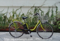 Xe đạp điện Nhật trợ lực panasonic  đời cao econavi  màu xanh