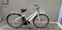 Xe đạp trợ lực Nhật Bản Yamaha pas city màu trắng