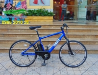 Xe đạp thể thao trợ lực Yamaha  màu xanh