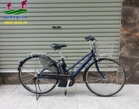 Xe đạp điện Nhật trợ lực Yamaha pas city xanh cửu long