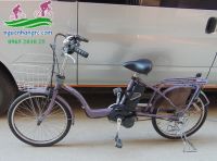 Xe đạp điện Nhật Panasonic: bánh 20 inch violet
