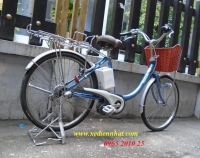 Xe đạp điện chở hàng Yakult tay ga trợ lực