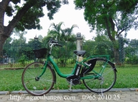 Xe đạp điện trợ lực Nhật Yamaha ASSISTA xanh lá cây 1
