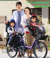 Xe đạp điện trợ lực mẹ và bé
