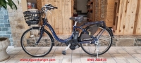 Xe đạp điện Nhật trợ lực Yamaha pas With màu xanh than