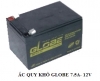 Ắc quy khô globe 7.5A- 12V - anh 1 Ắc quy khô globe 7.5A- 12V - anh 1