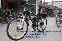 Chế xe địa hình thành xe đạp điện chạy Pin Lithium 40km/sạc