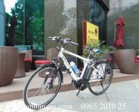 Xe đạp trợ lực Nhật thể thao Yamaha Barce  khiển màn hình điện tử