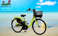 Xe đạp điện Nhật nổi bật thiết kế gọn nhẹ, hiện đại