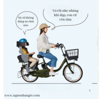 Xe đạp điện Nhật Yamaha: Sự lựa chọn hoàn hảo cho mẹ và bé
